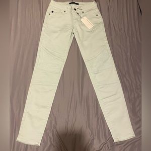 Mint colored jeans